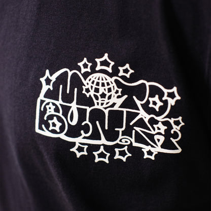 MOTO-BUNKA - Flash T-Shirt/Navy & Water Transfer Tattoo