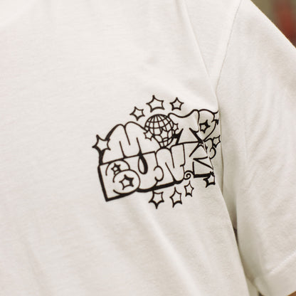 MOTO-BUNKA - Flash T-Shirt/White & Water Transfer Tattoo