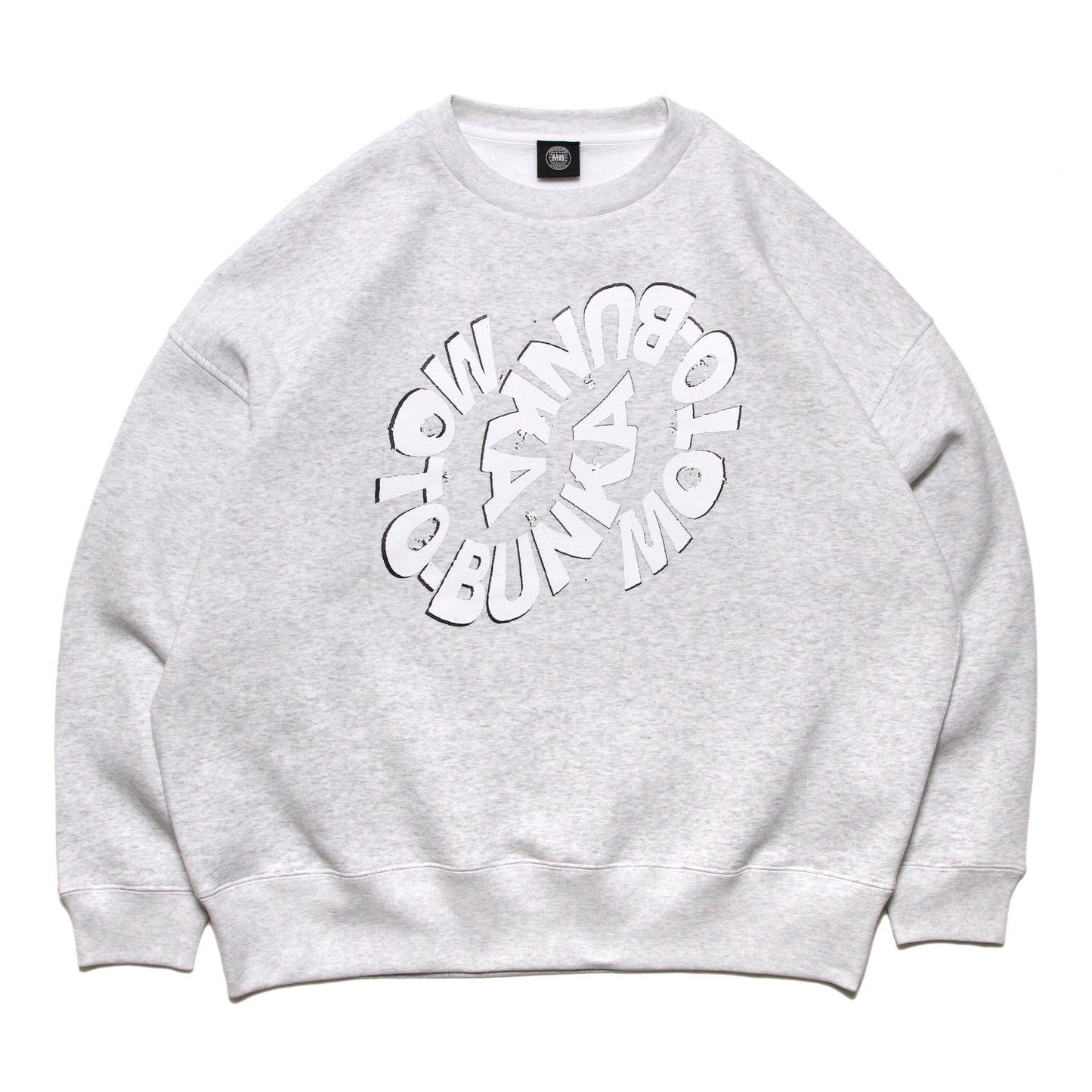 MOTO-BUNKA - Flow Sweat Shirt/Ash Grey