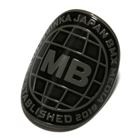 MOTO-BUNKA - Globe Head Badge/Silver