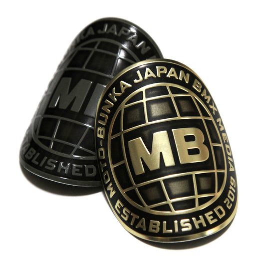 MOTO-BUNKA - Globe Head Badge/Bronze/Silver