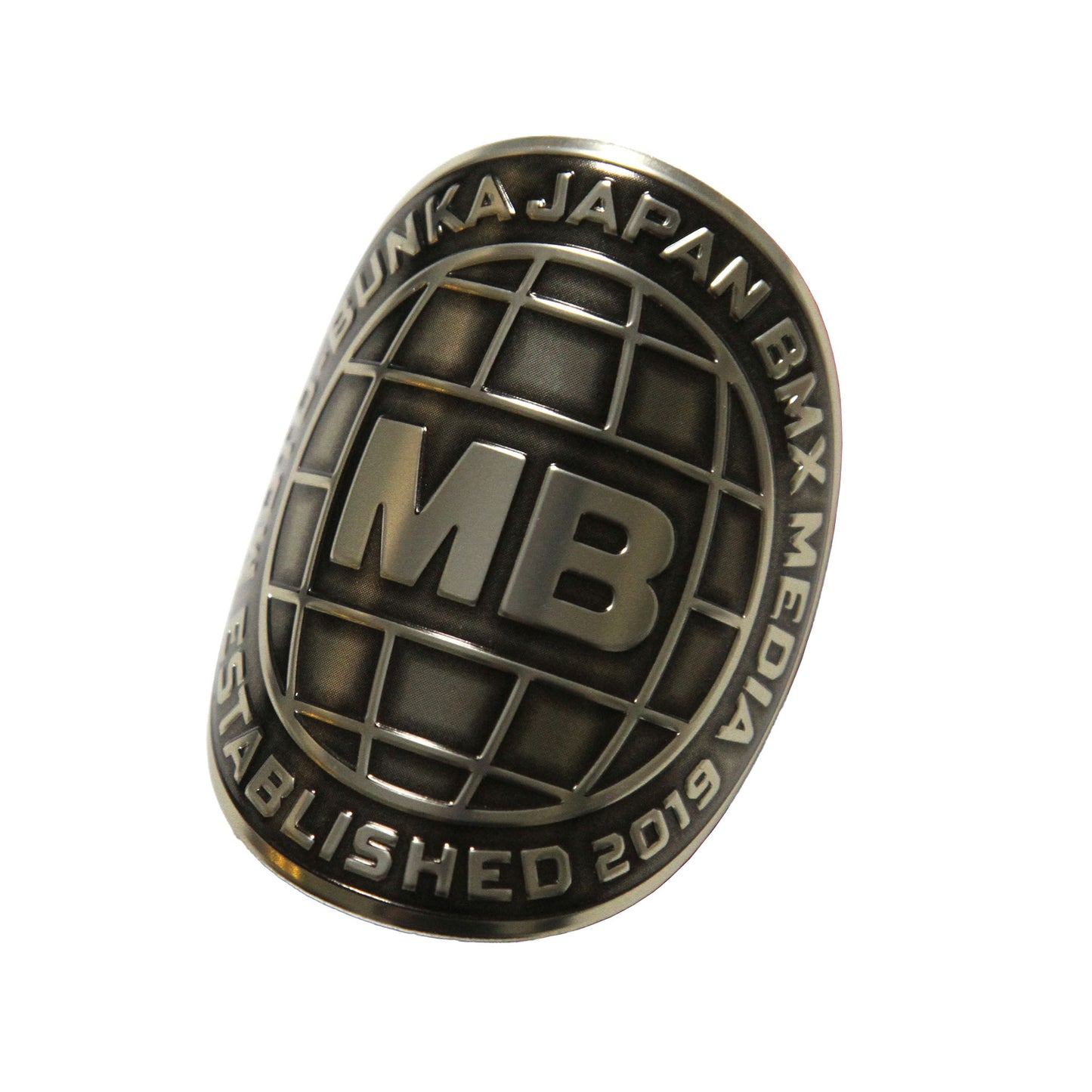 MOTO-BUNKA - Globe Head Badge