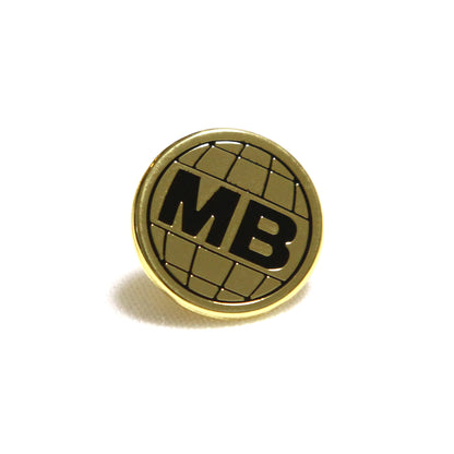 MOTO-BUNKA - Globe Logo Pin Badge