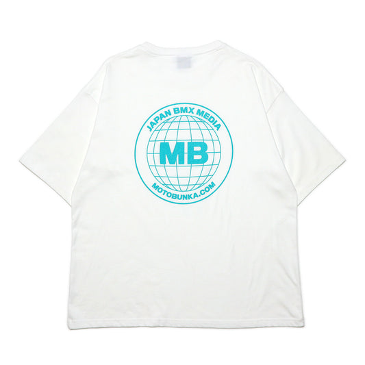MOTO-BUNKA - JBM 24 T-Shirt/White-Aqua