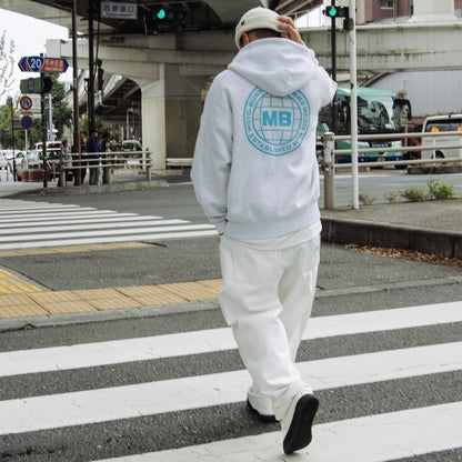 MOTO-BUNKA - JBM Hoodie/Ash Grey-Blue