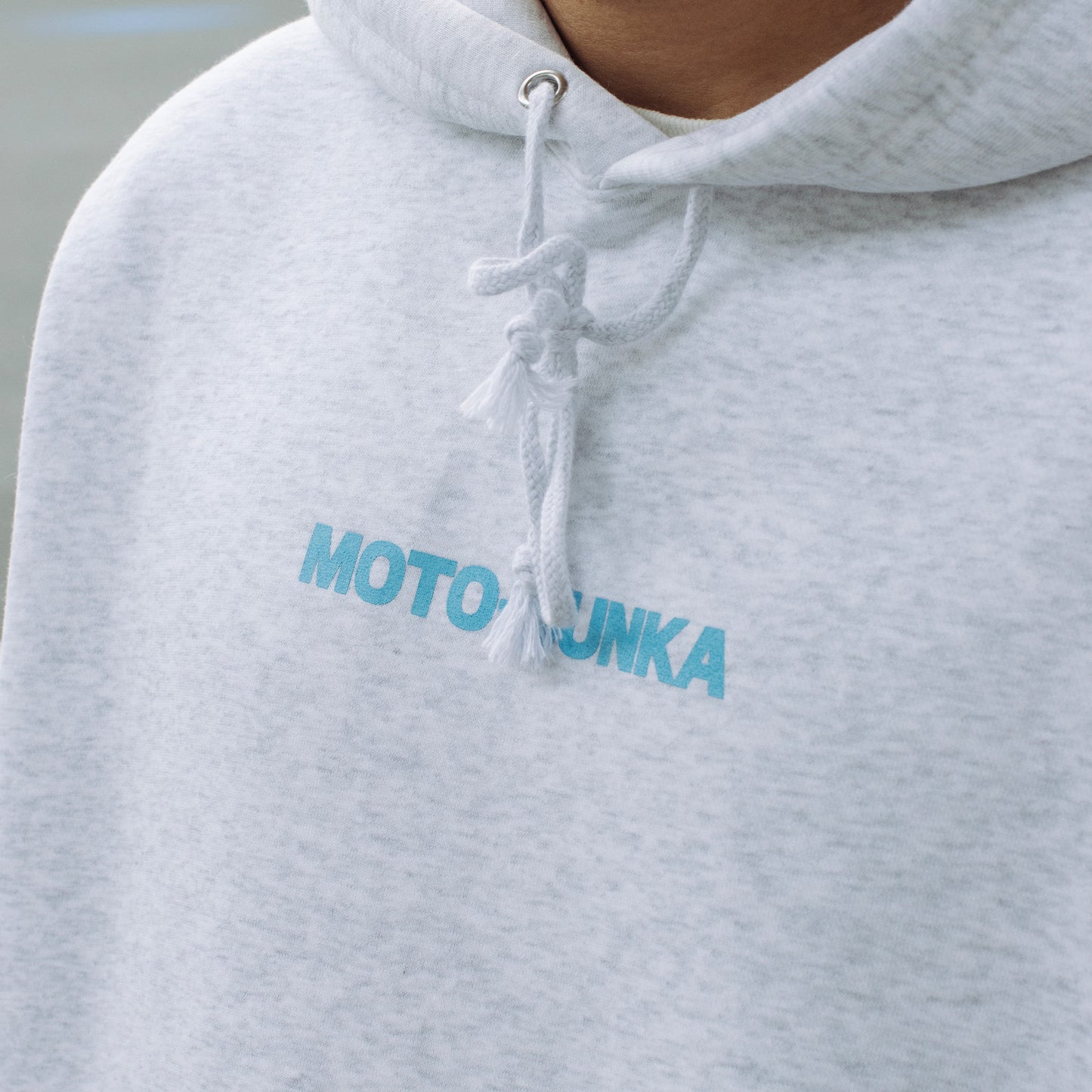 MOTO-BUNKA - JBM Hoodie/Ash Grey-Blue