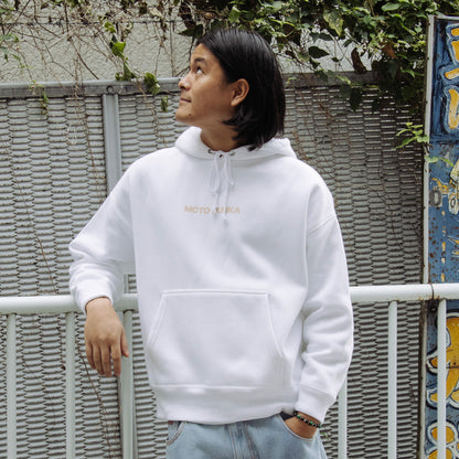 MOTO-BUNKA - JBM Hoodie/White-Cream