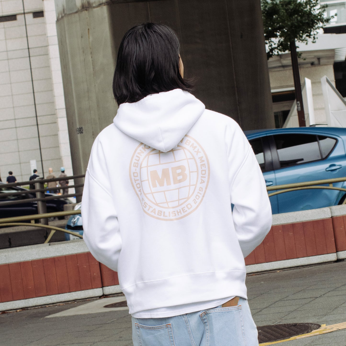 MOTO-BUNKA - JBM Hoodie/White-Cream