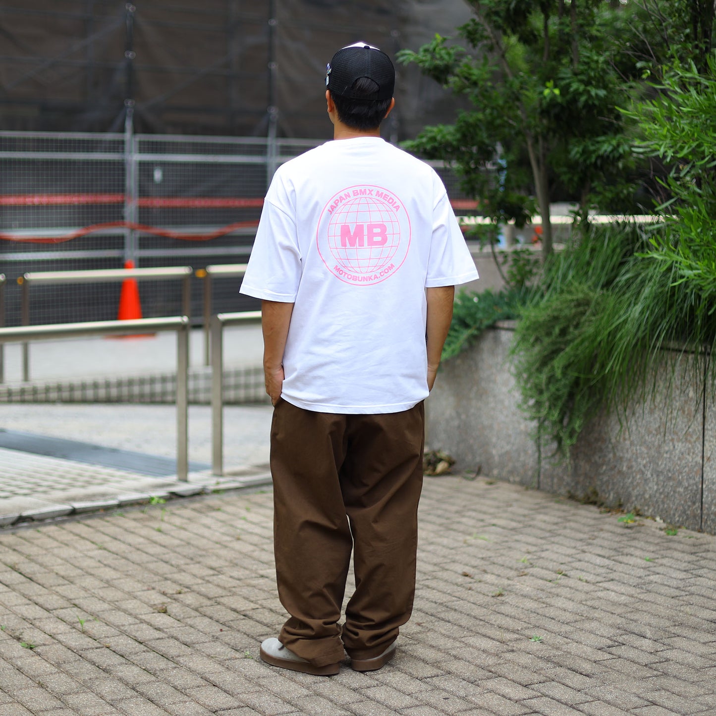 MOTO-BUNKA - JBM 24 T-Shirt/White-Pink