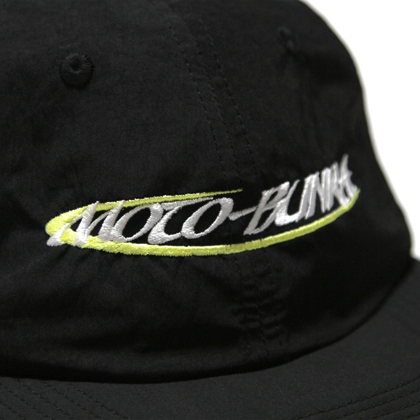 MOTO-BUNKA - Light Nylon 6 Panel Cap/Black