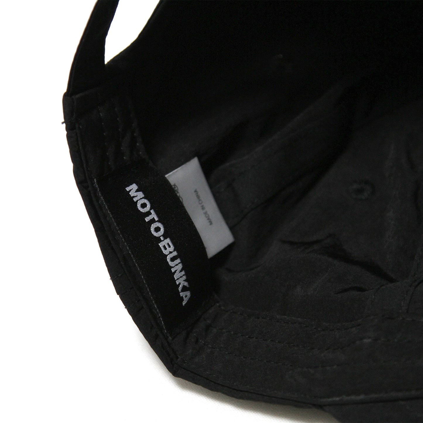 MOTO-BUNKA - Light Nylon 6 Panel Cap/Black