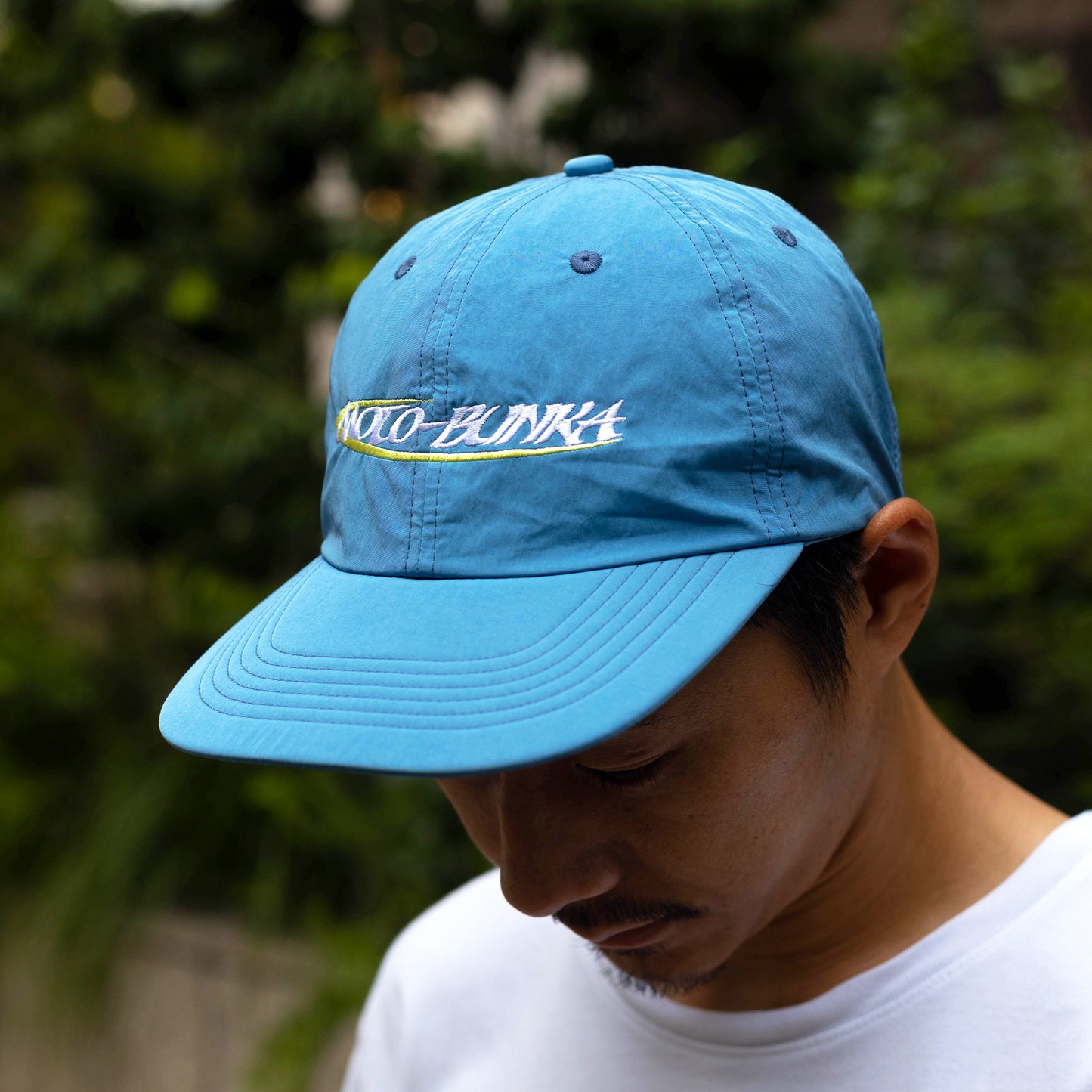 MOTO-BUNKA - Light Nylon 6 Panel Cap/Light Blue