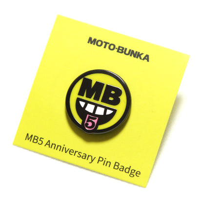 MOTO-BUNKA - MB5 Years Anniversary Pin Badge