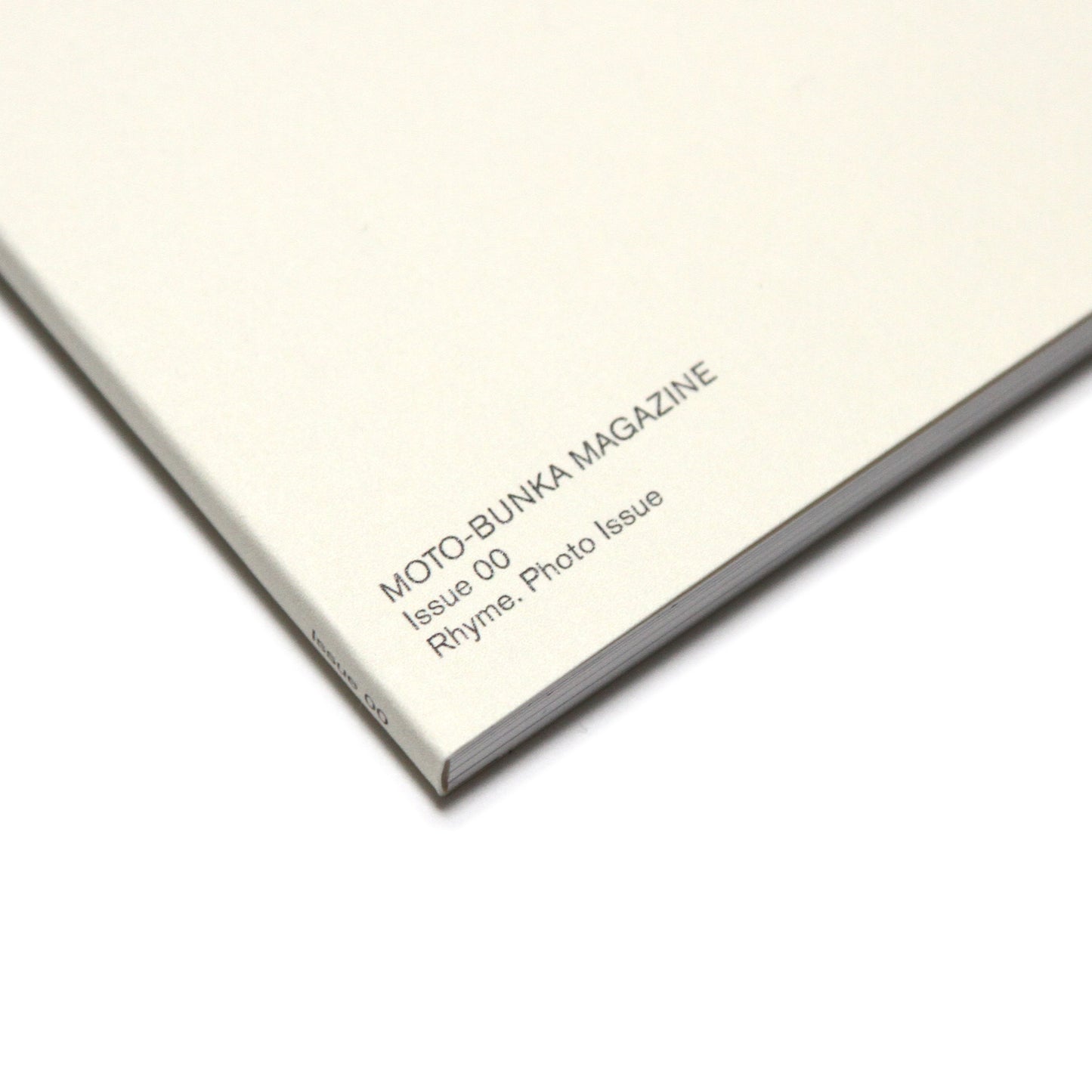 MOTO-BUNKA MAGAZINE - Issue 00/Rhyme. Photo Issue