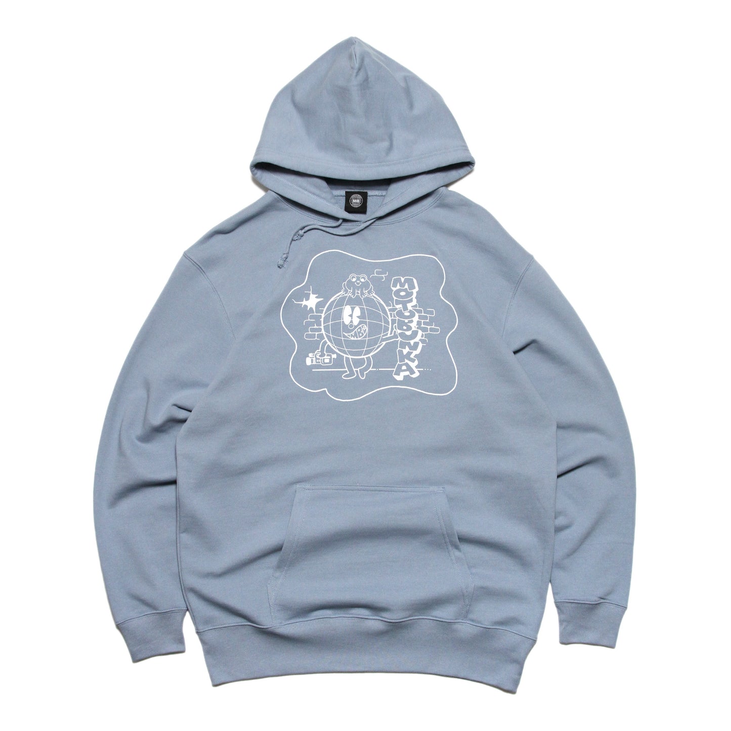 MOTO-BUNKA - MOTO-BOY Hoodie/Earth Blue