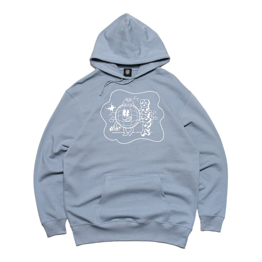 MOTO-BUNKA - MOTO-BOY Hoodie/Earth Blue