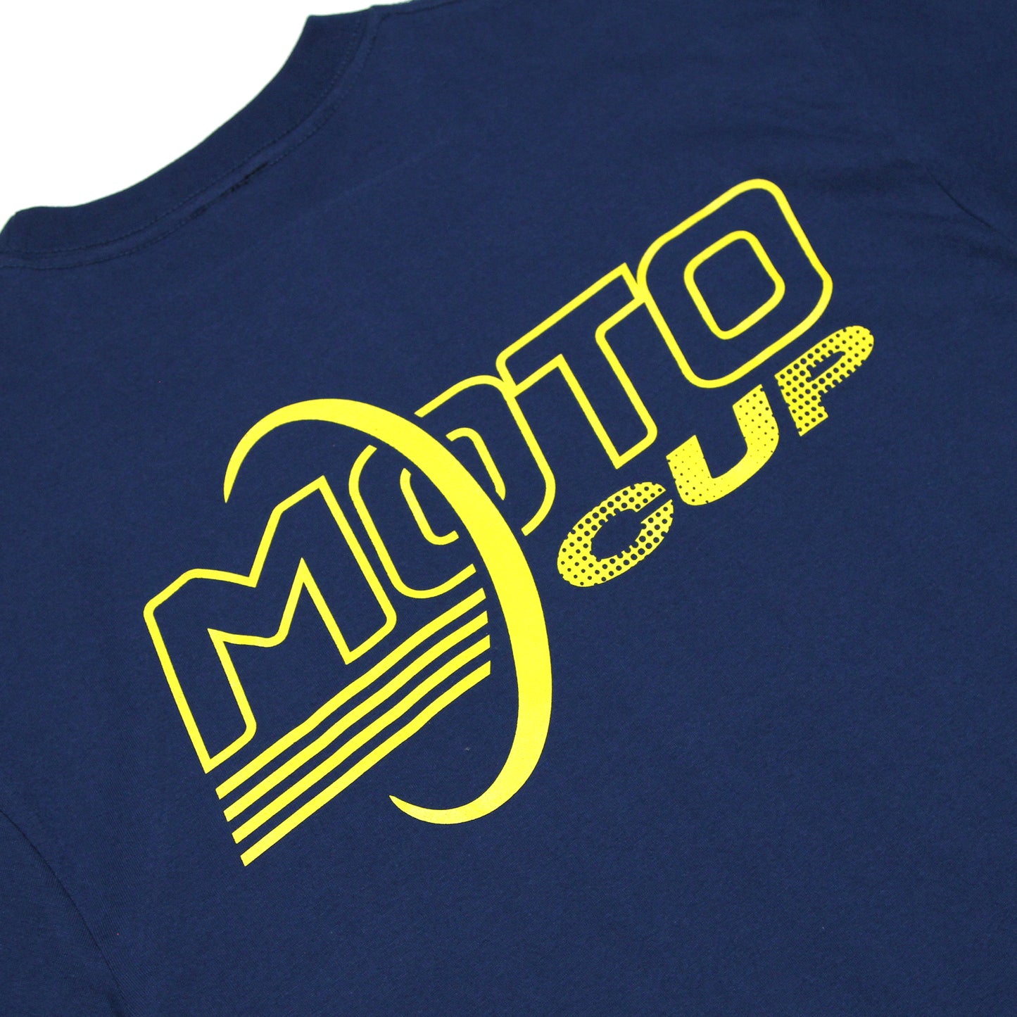 MOTO-BUNKA - MOTO-CUP Logo T-Shirt/Navy-Yellow