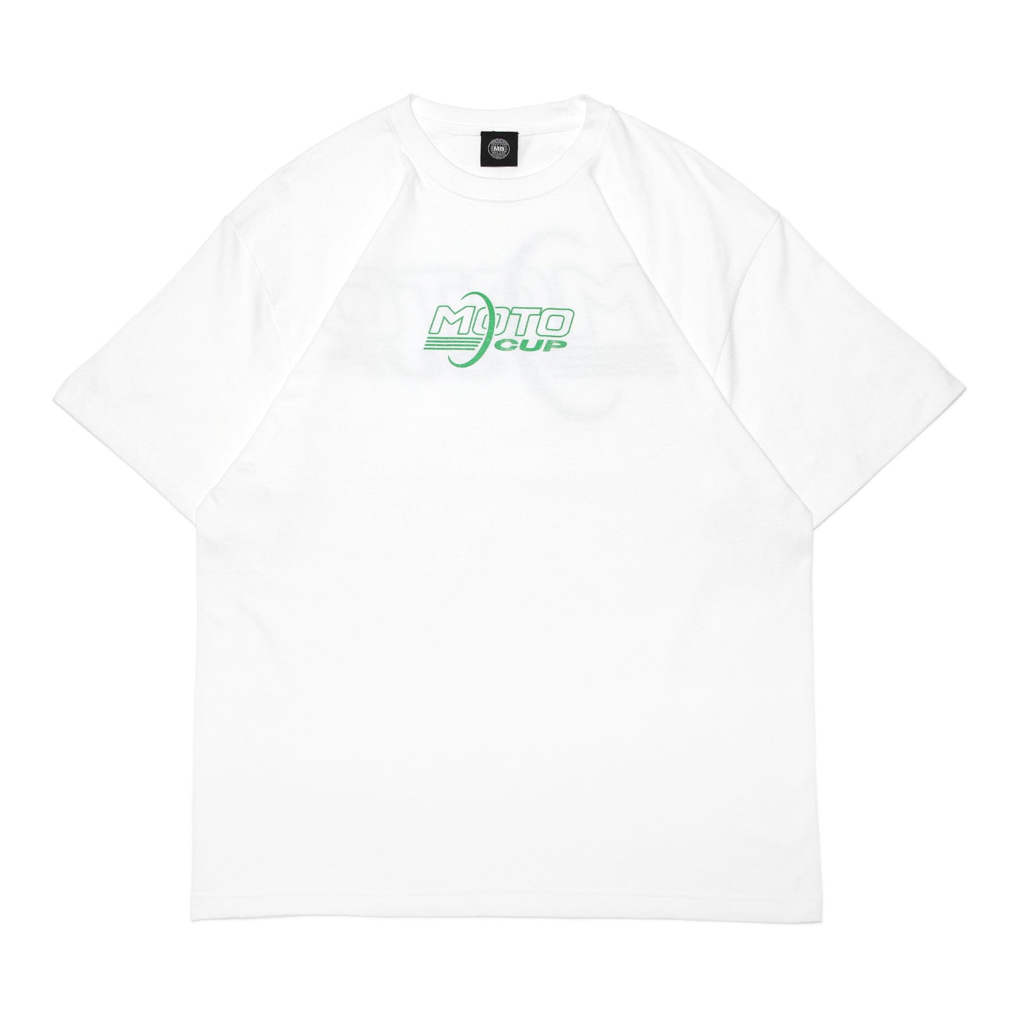 MOTO-BUNKA - MOTO-CUP Logo T-Shirt/White-Green