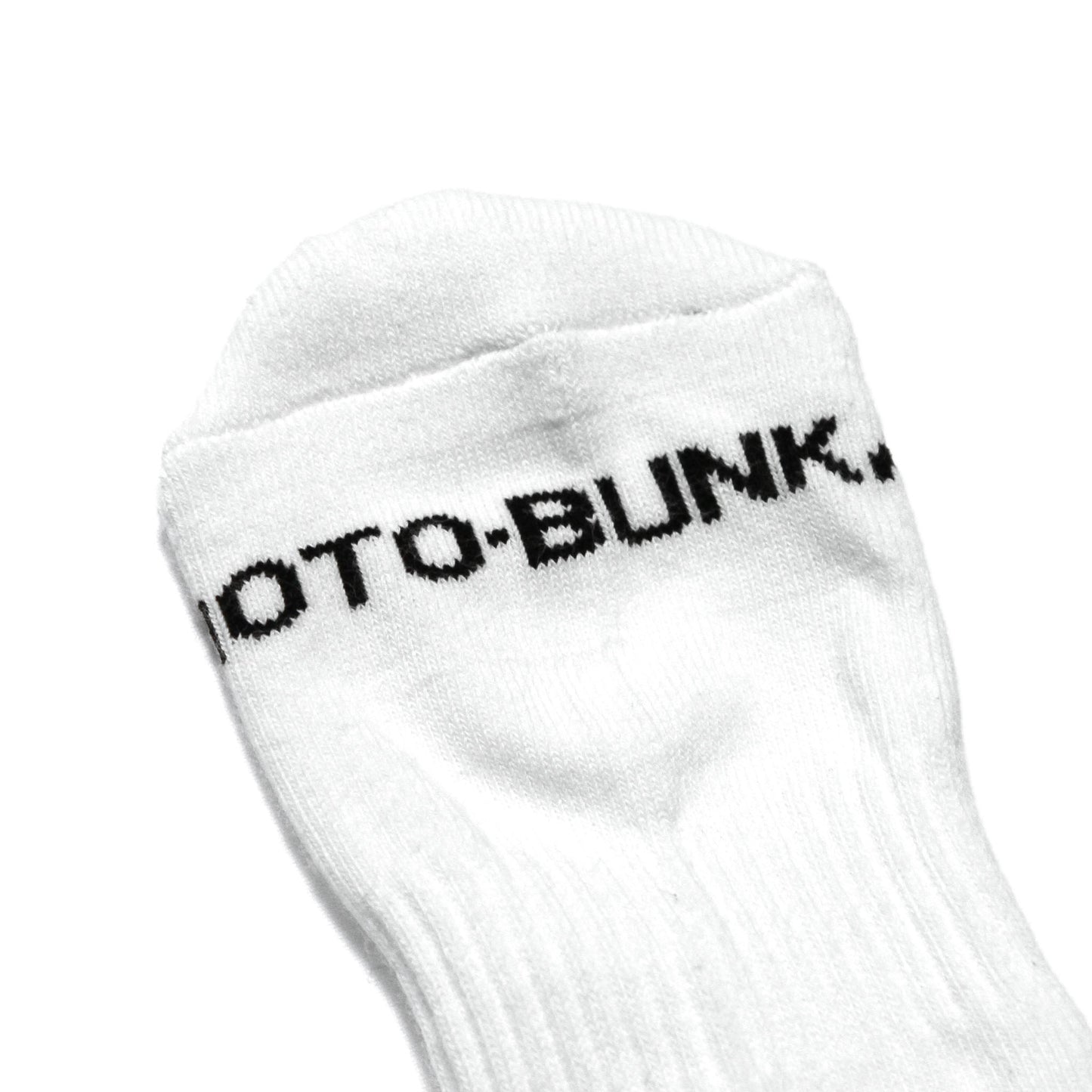 MOTO-BUNKA - New Line Logo Premium Socks/White