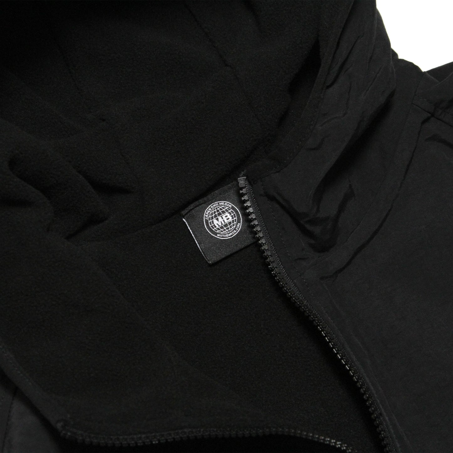 MOTO-BUNKA - Nylon Fleece Jacket/Black