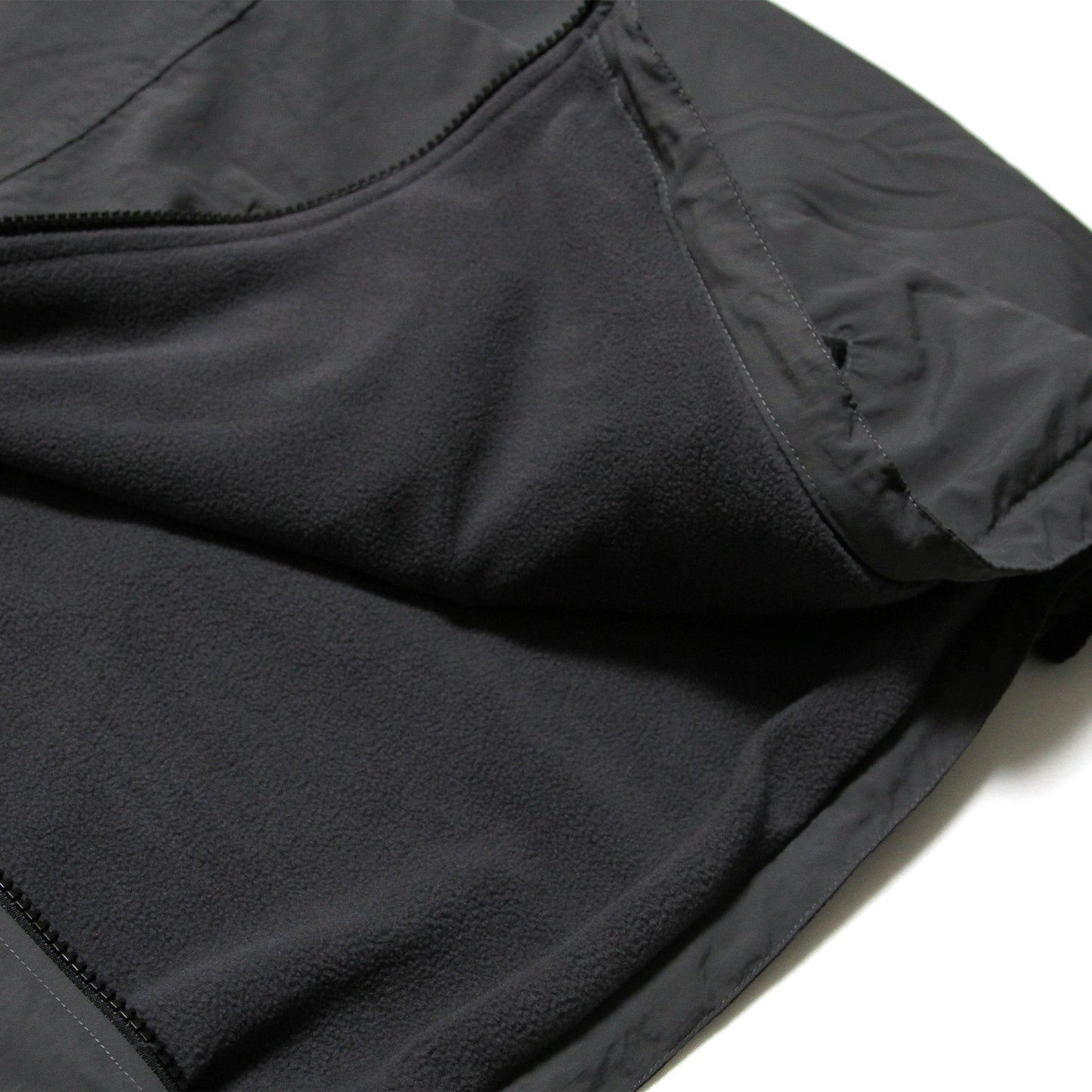 MOTO-BUNKA - Nylon Fleece Jacket/Charcoal