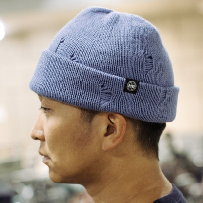 MOTO-BUNKA - Ripped Knit/Dusty Blue