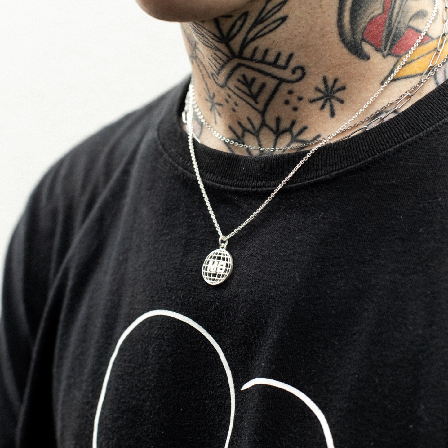 MOTO-BUNKA - Silver Logo Necklace