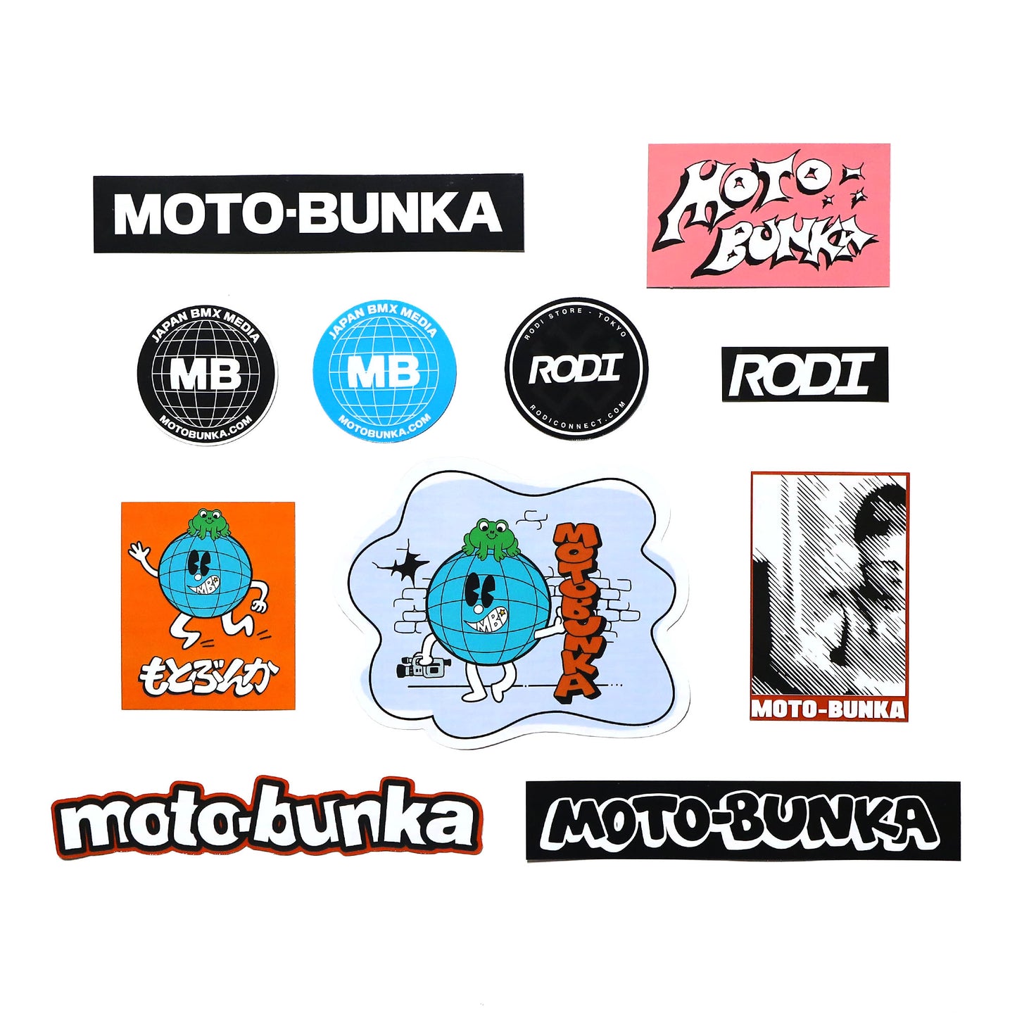 MOTO-BUNKA - Sticker Pack