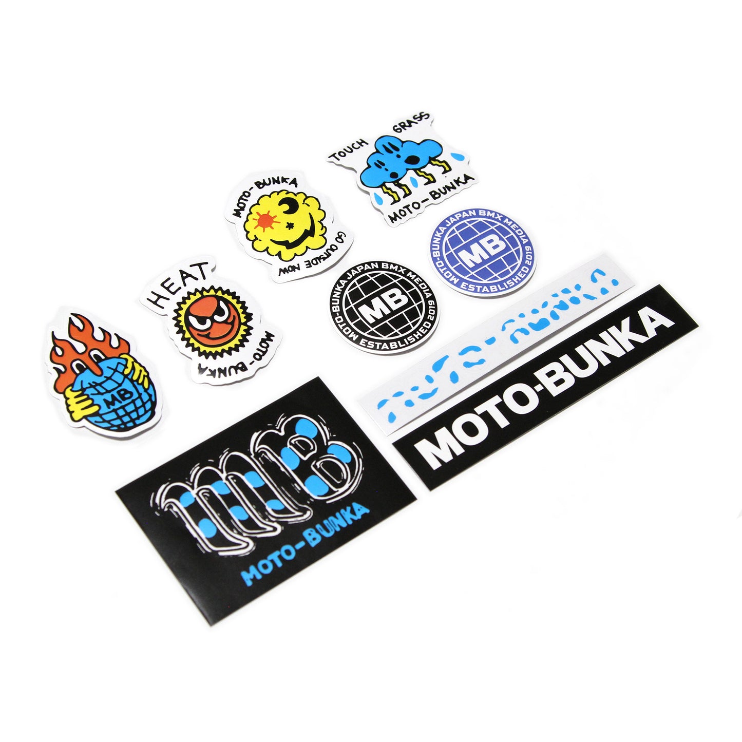 MOTO-BUNKA - Sticker Pack Designed by Adam Roye
