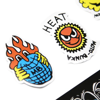 MOTO-BUNKA - Sticker Pack Designed by Adam Roye