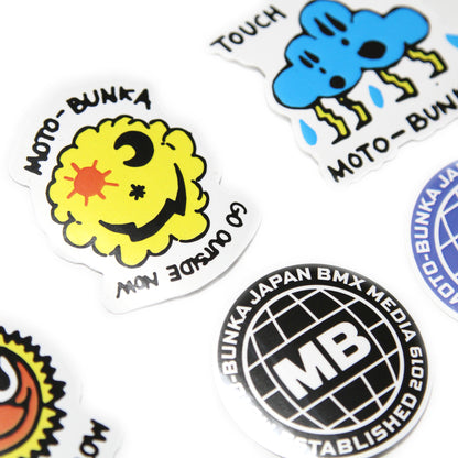 MOTO-BUNKA - Sticker Pack Designed by Adam Roye
