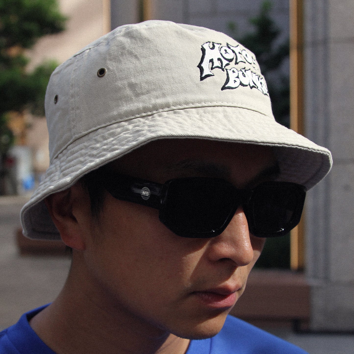 MOTO-BUNKA - Summer Logo Bucket Hat/Khaki