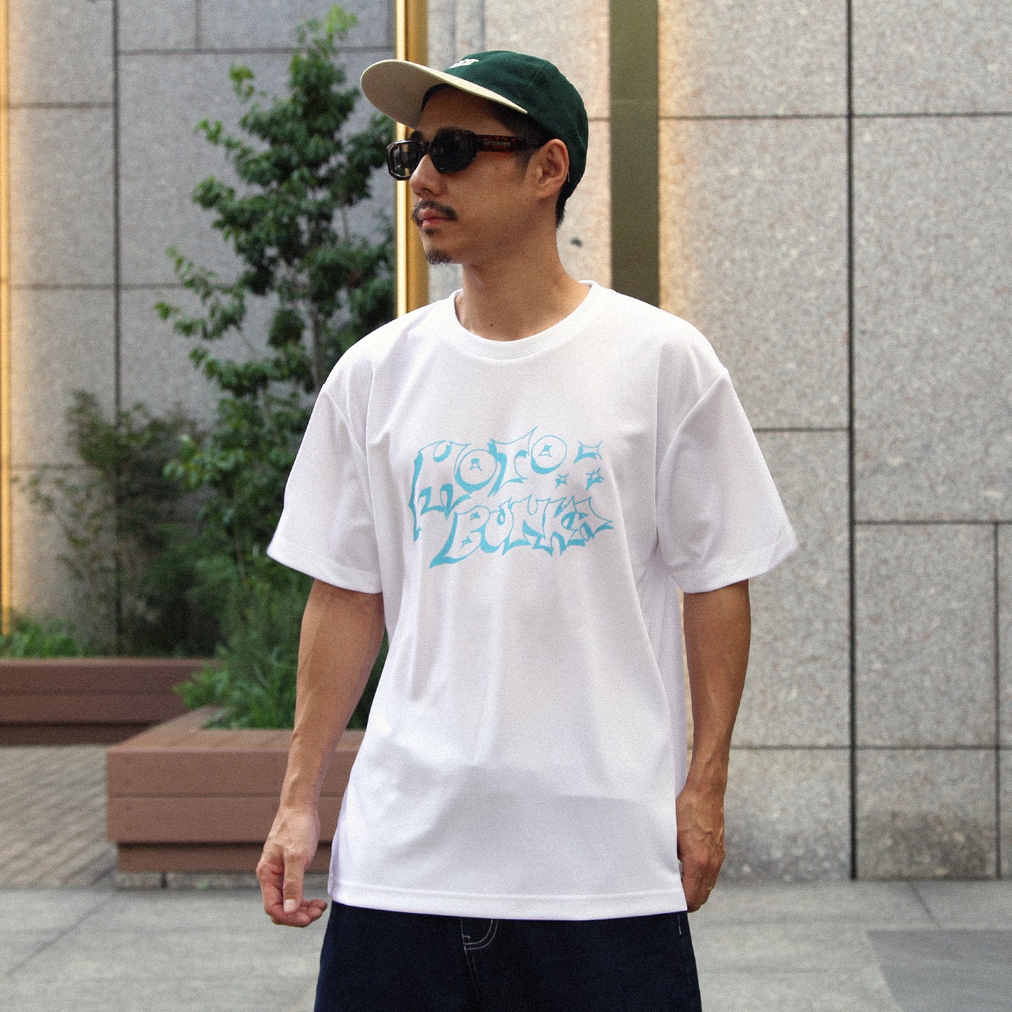 MOTO-BUNKA - Summer Logo Dry Tech T-Shirt/White