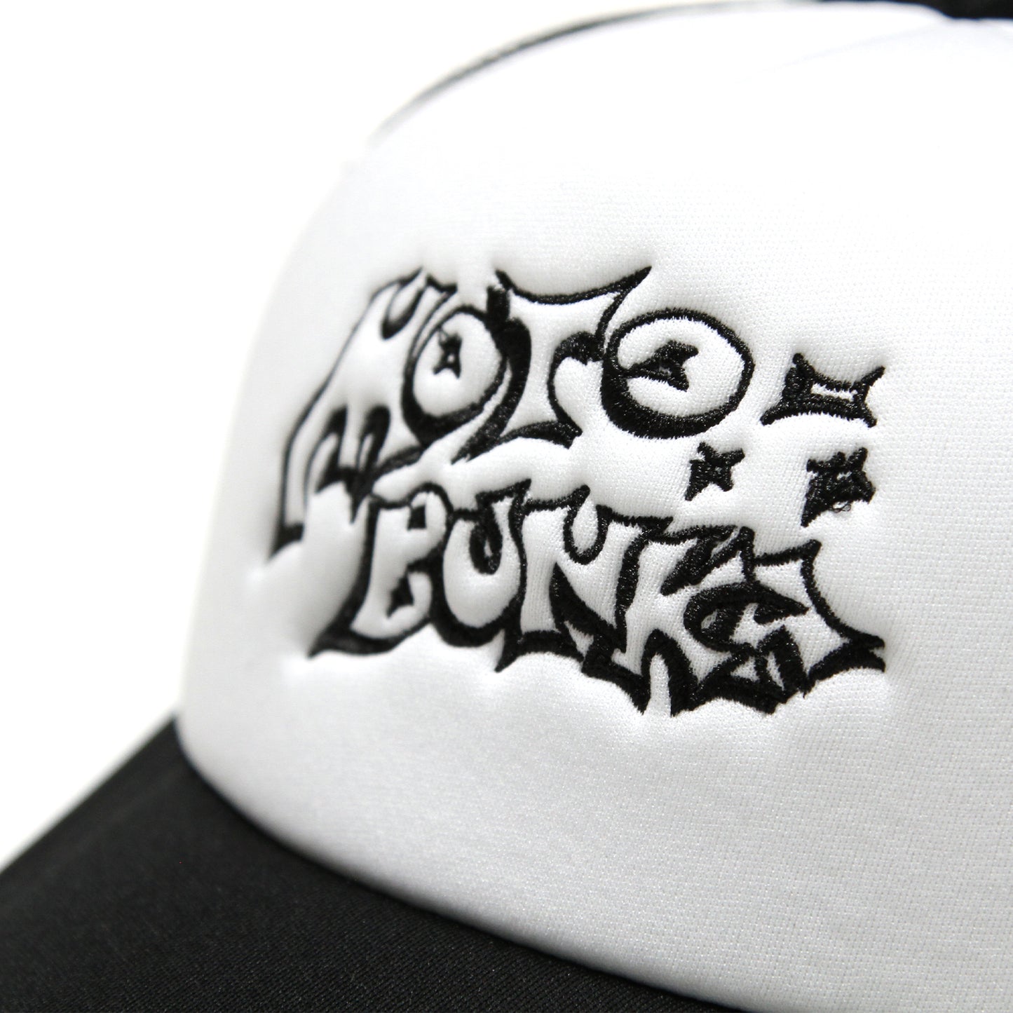 MOTO-BUNKA - Summer Logo Mesh Cap/Black-White