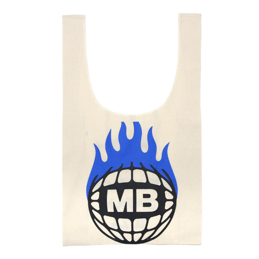 MOTO-BUNKA X BURN SLOW - Collab Logo Marche Bag/Natural