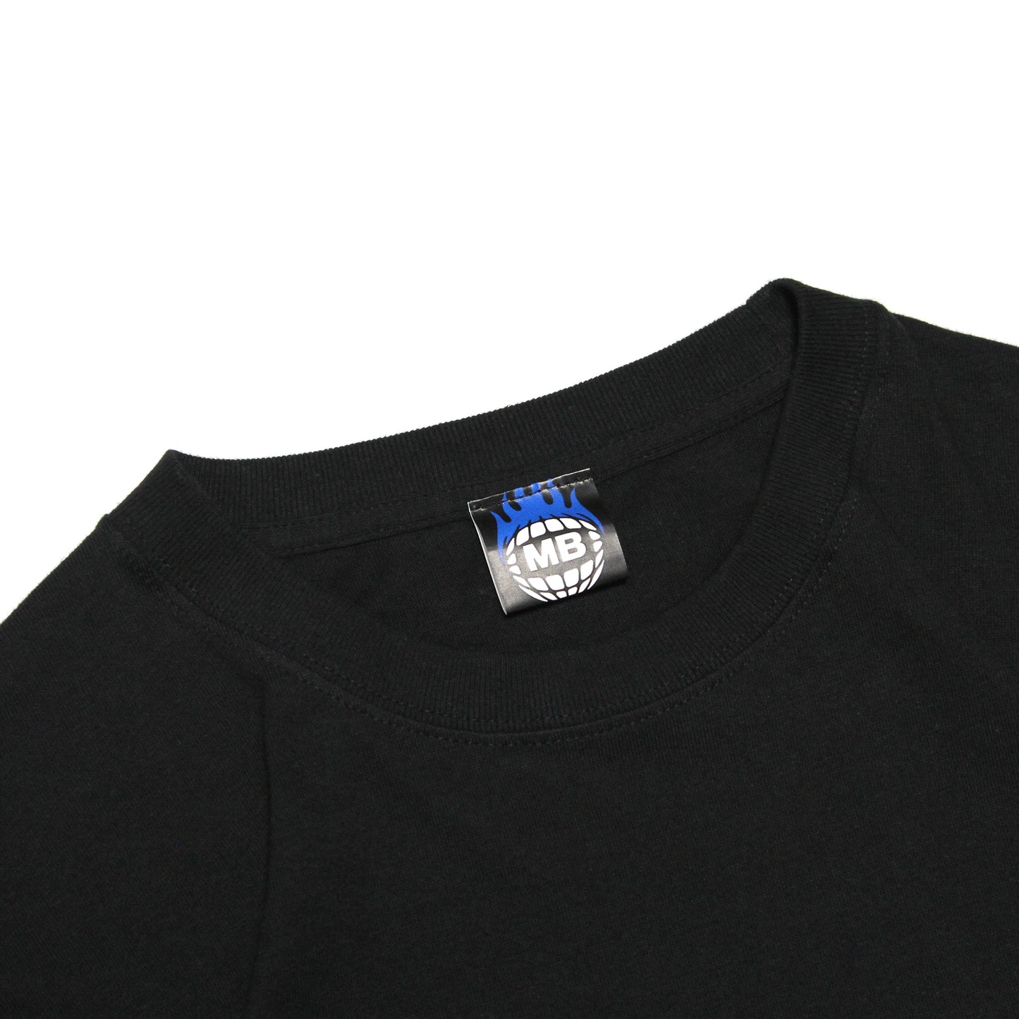 MOTO-BUNKA X BURN SLOW - Collab Logo T-Shirt/Black