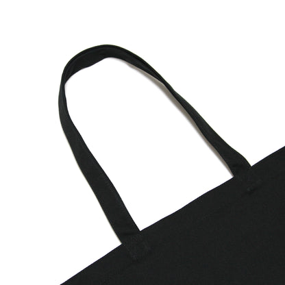 MOTO-BUNKA X BURN SLOW - Collab Text Logo Tote Bag/Black