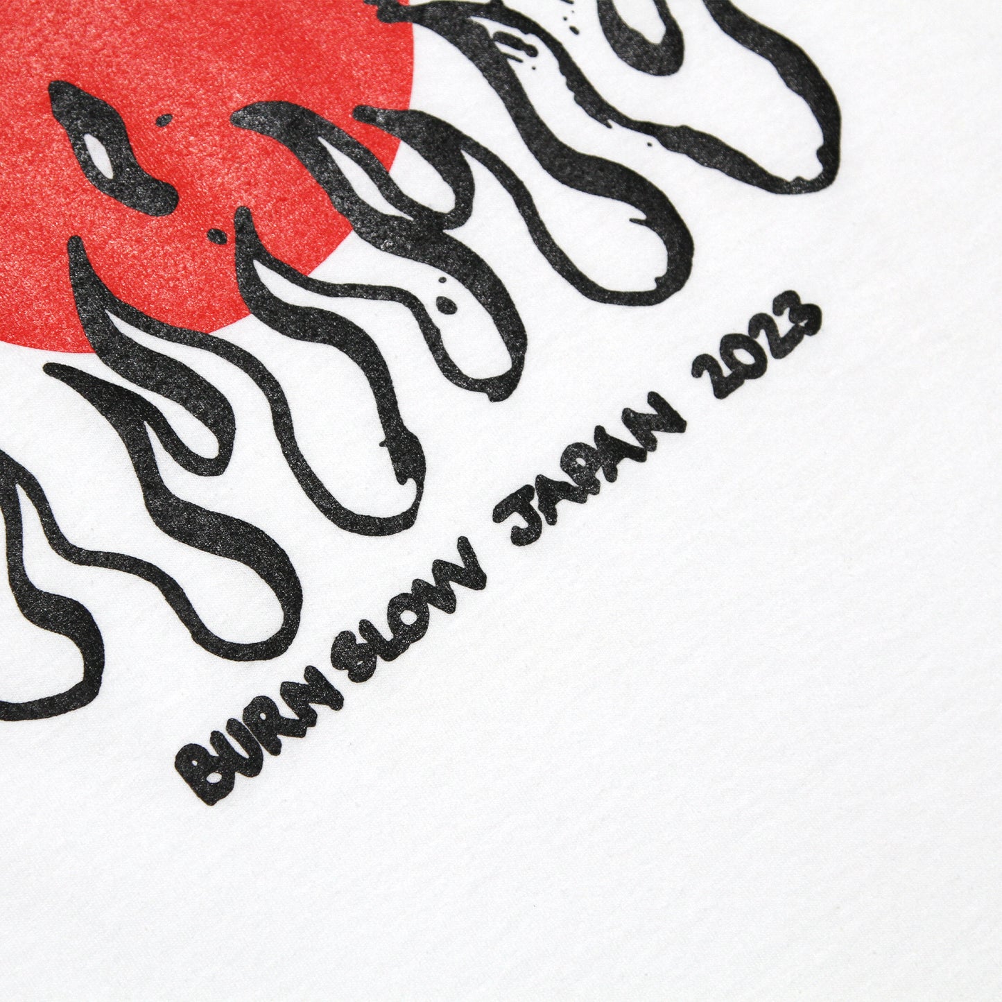 MOTO-BUNKA X BURN SLOW - I Love Japan Long Sleeve T-Shirt/White