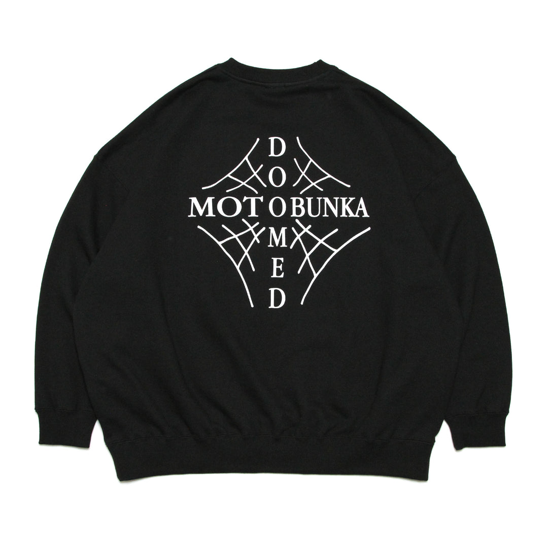 MOTO-BUNKA X DOOMED - Web Cross 運動衫/黑色– RODI STORE - TOKYO, image size:1080x1080