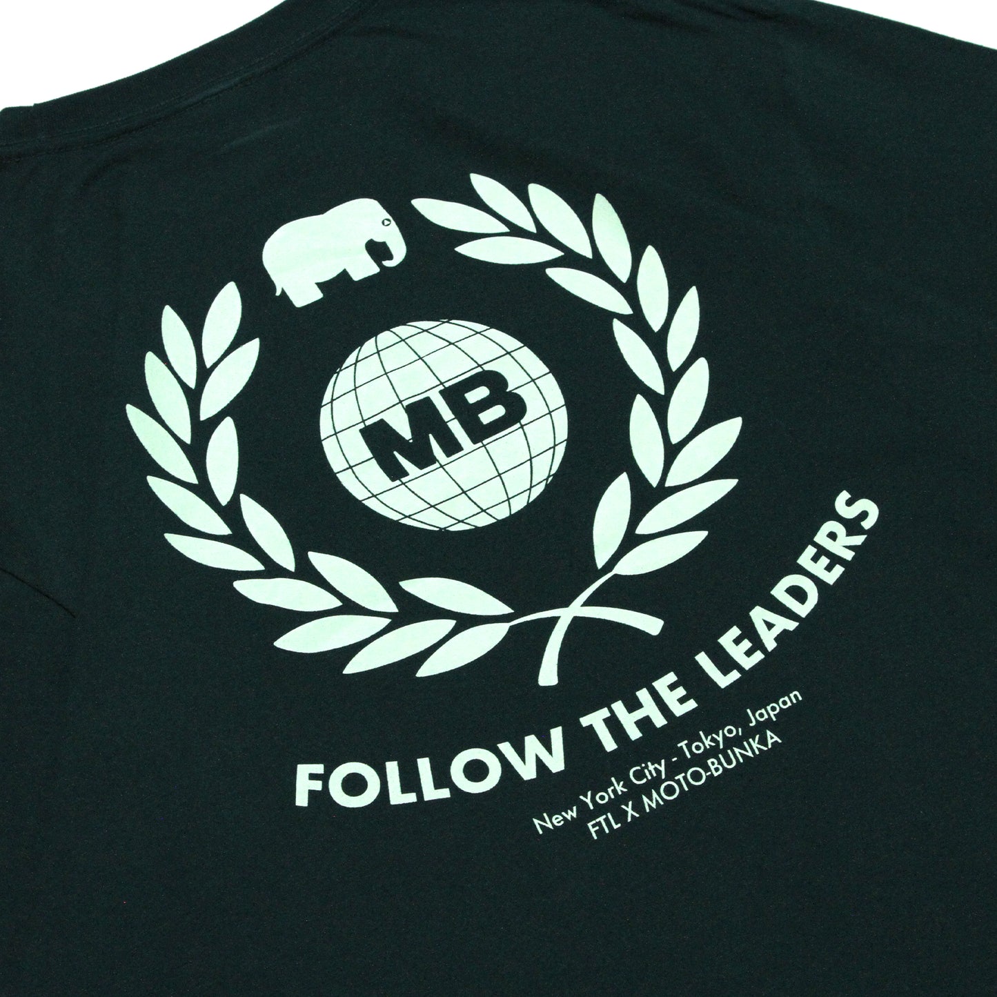 MOTO-BUNKA X FTL - Leaders Crest T-Shirt/Green