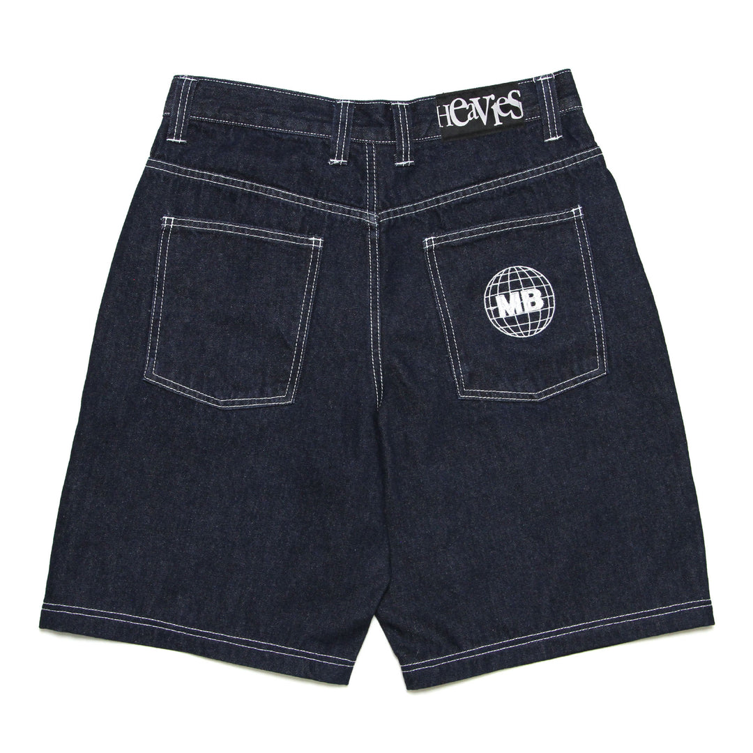 MOTO-BUNKA X HEAVIES - Collaboration Denim Shorts/Deep Blue – RODI 