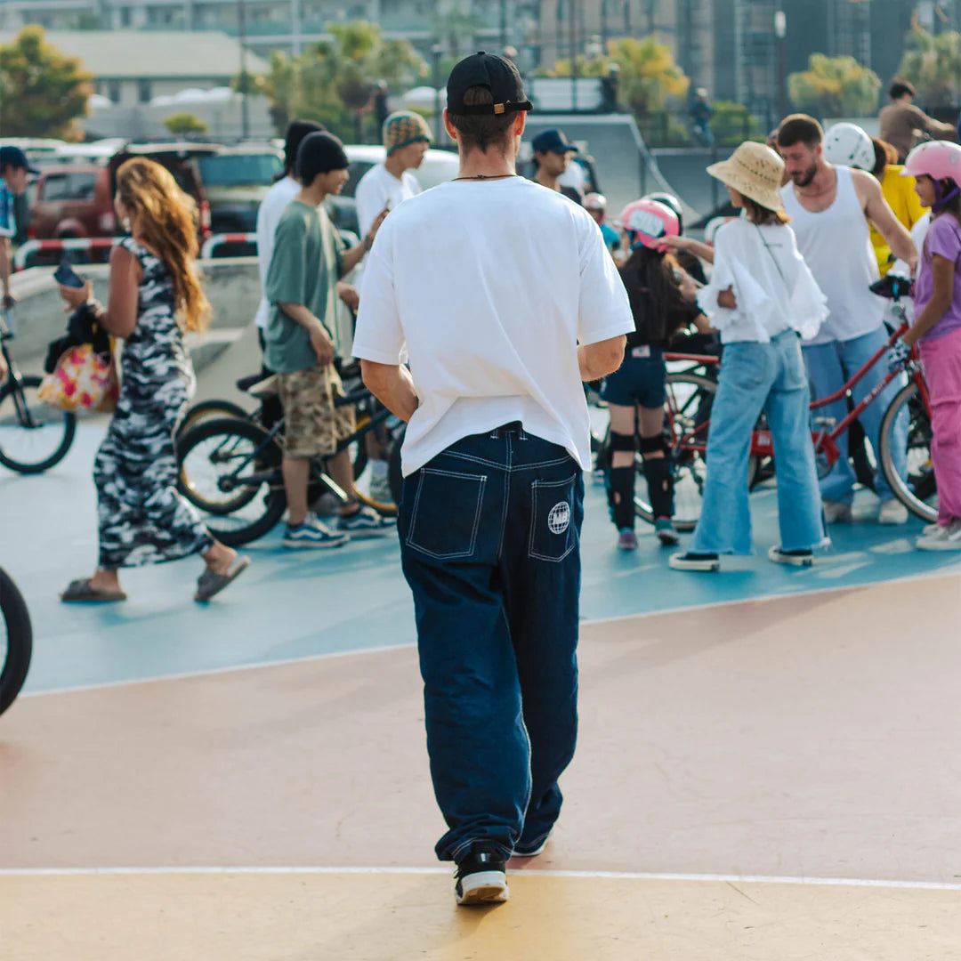 MOTO-BUNKA X HEAVIES - Collaboration Jeans - V2/Deep Blue