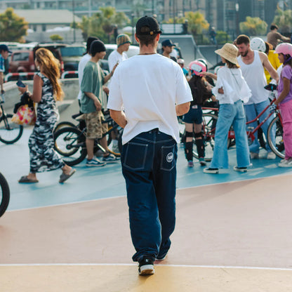 MOTO-BUNKA X HEAVIES - Collaboration Jeans - V2/Deep Blue