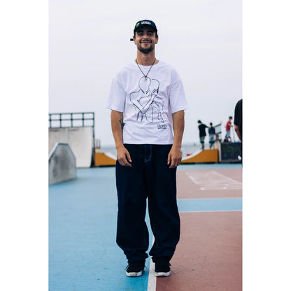 MOTO-BUNKA X HEAVIES - Collaboration Jeans - V2/Deep Blue