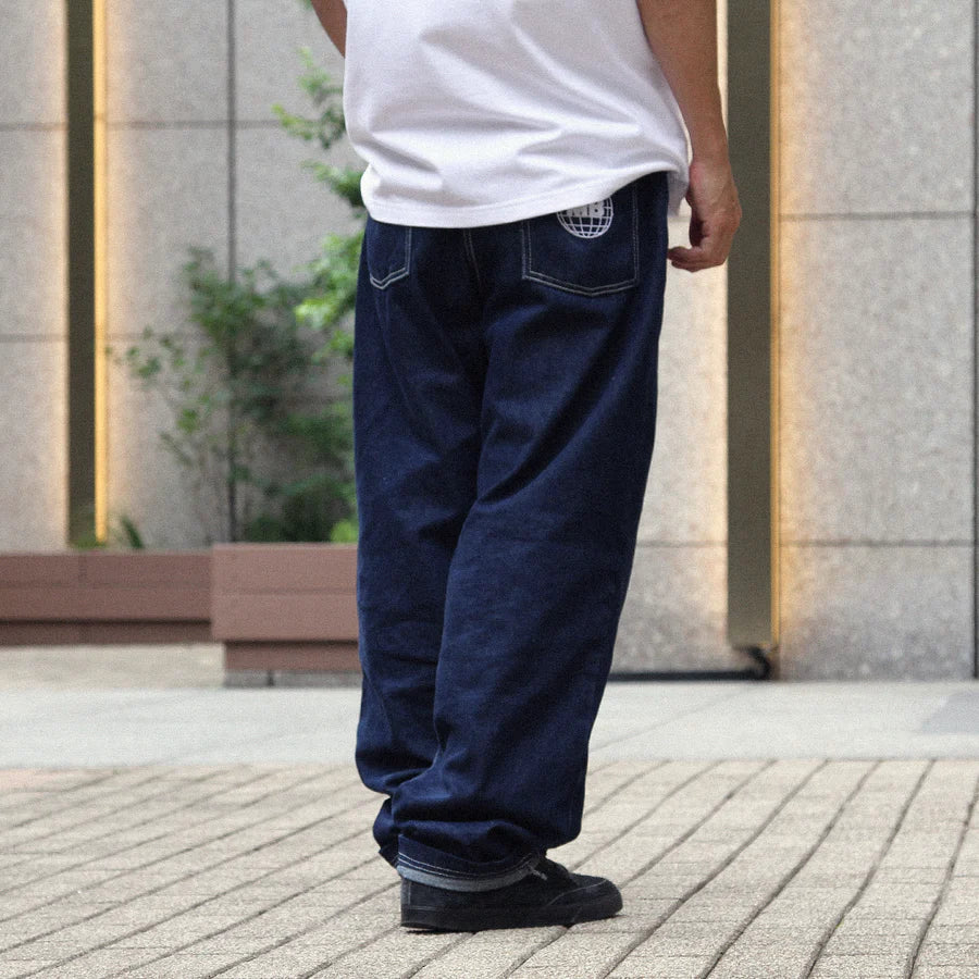 MOTO-BUNKA X HEAVIES - Collaboration Jeans - V2/Deep Blue