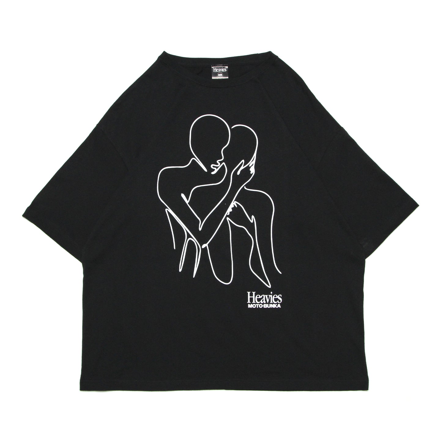 MOTO-BUNKA X HEAVIES - Embrace T-Shirt/Black
