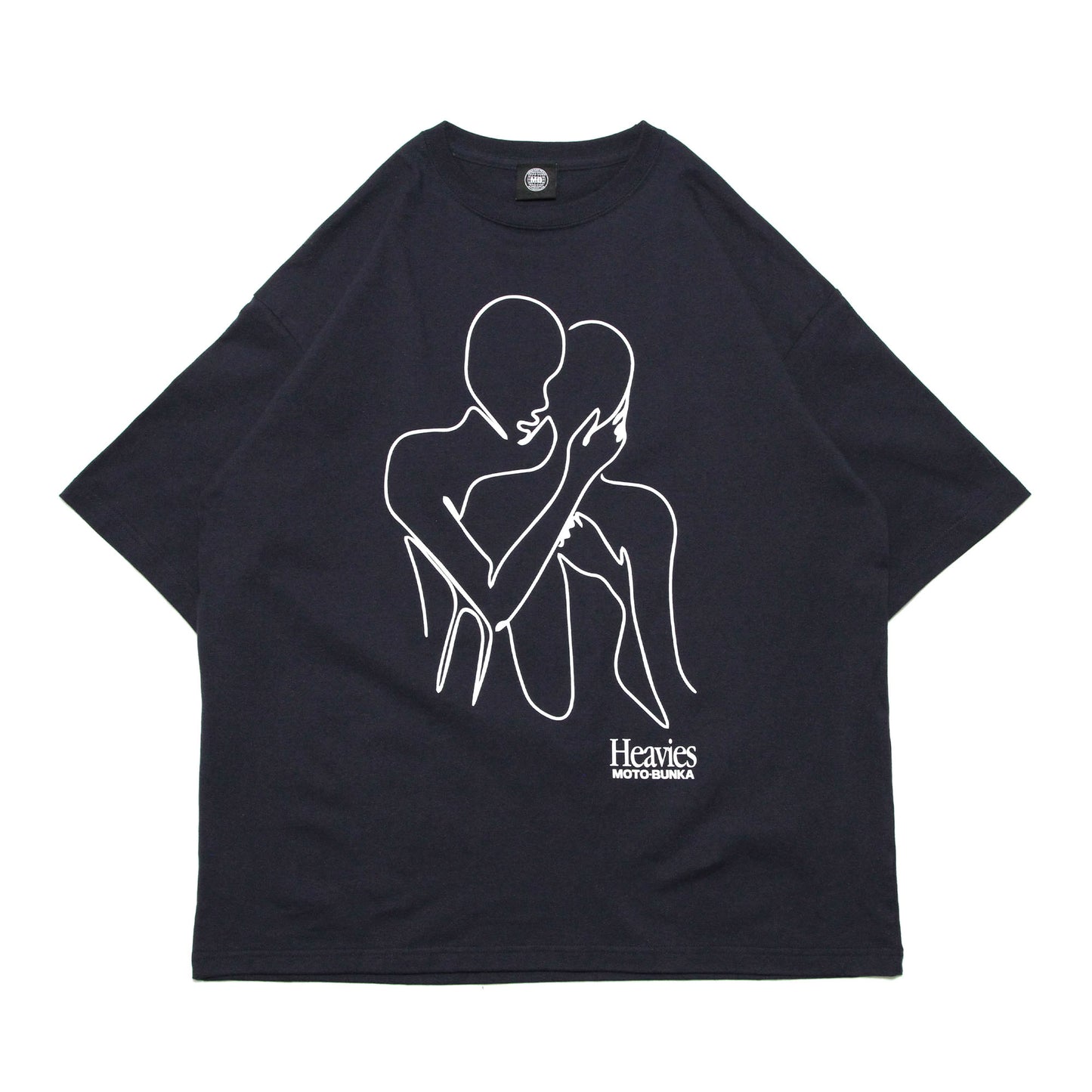 MOTO-BUNKA X HEAVIES - Embrace T-Shirt/Navy