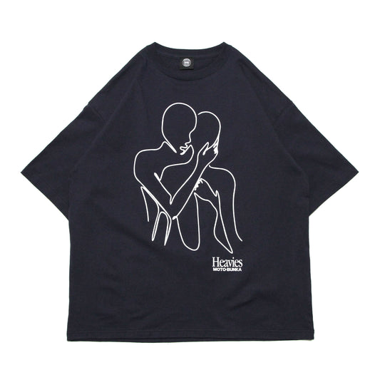 MOTO-BUNKA X HEAVIES - Embrace T-Shirt/Navy