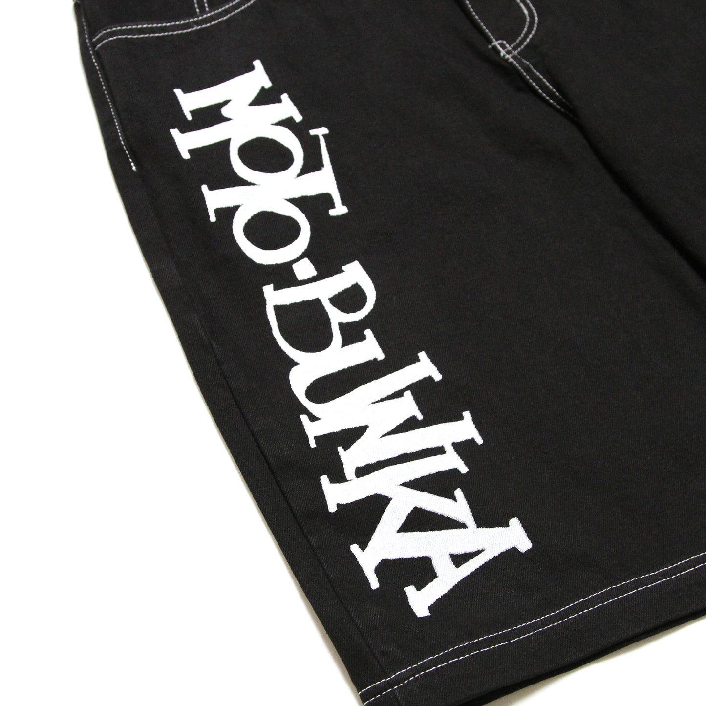 MOTO-BUNKA X HEAVIES - Explosion Denim Shorts