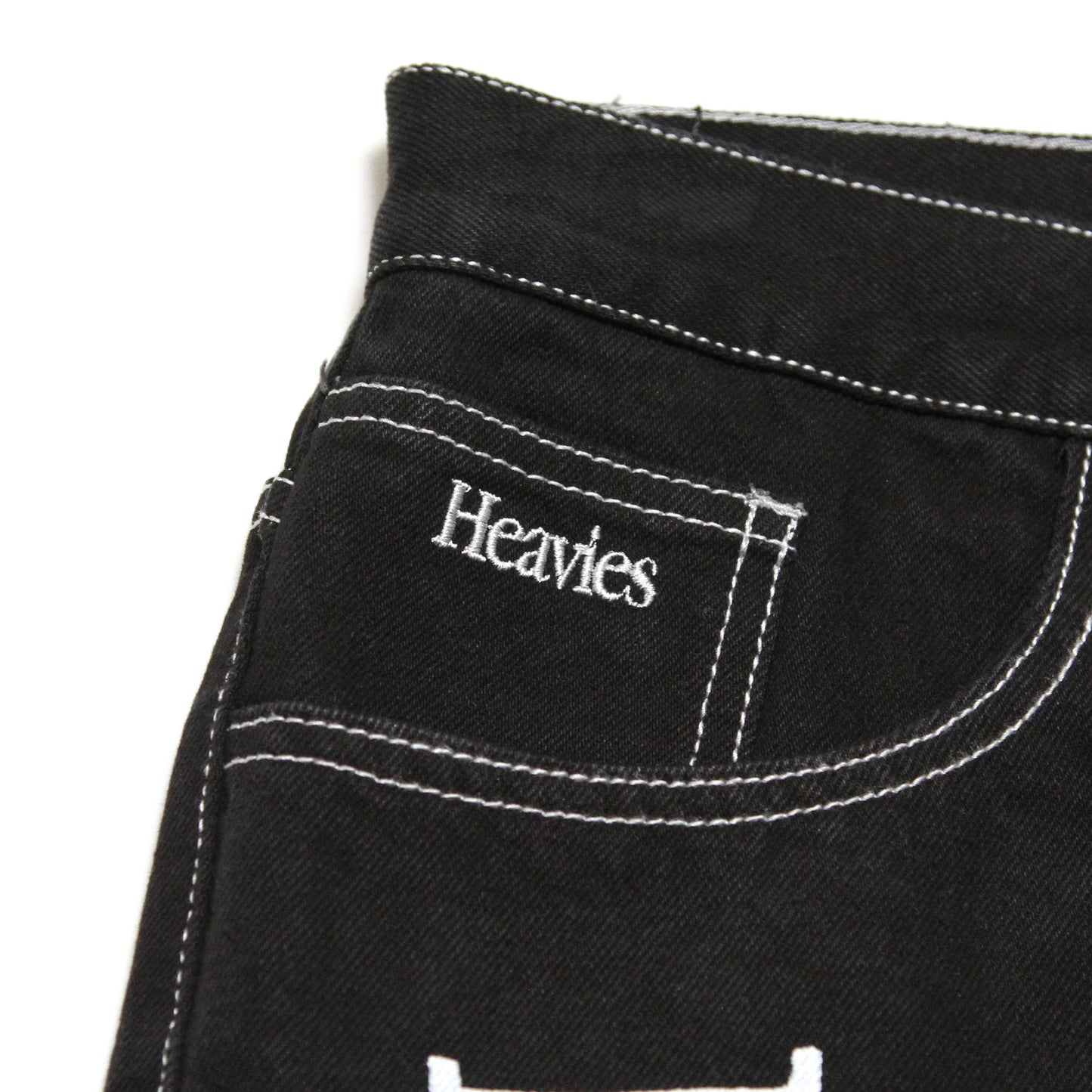 MOTO-BUNKA X HEAVIES - Explosion Denim Shorts